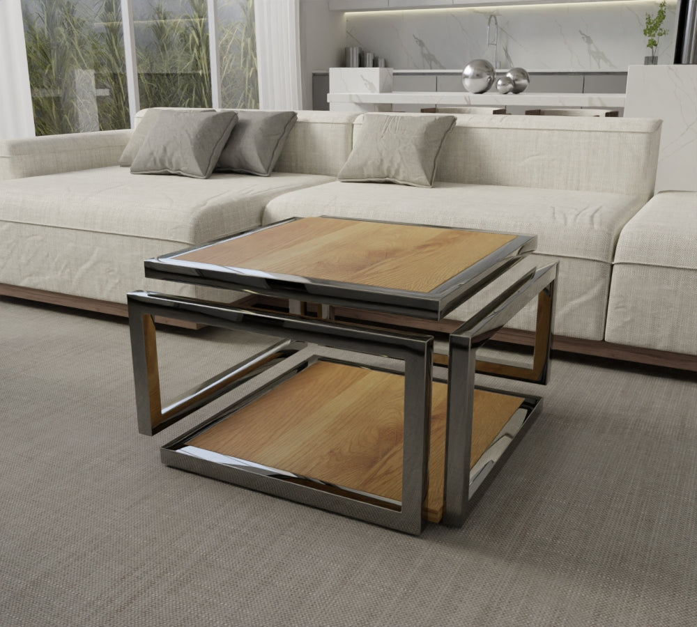 Coffee Table Infinity 75x75 Double