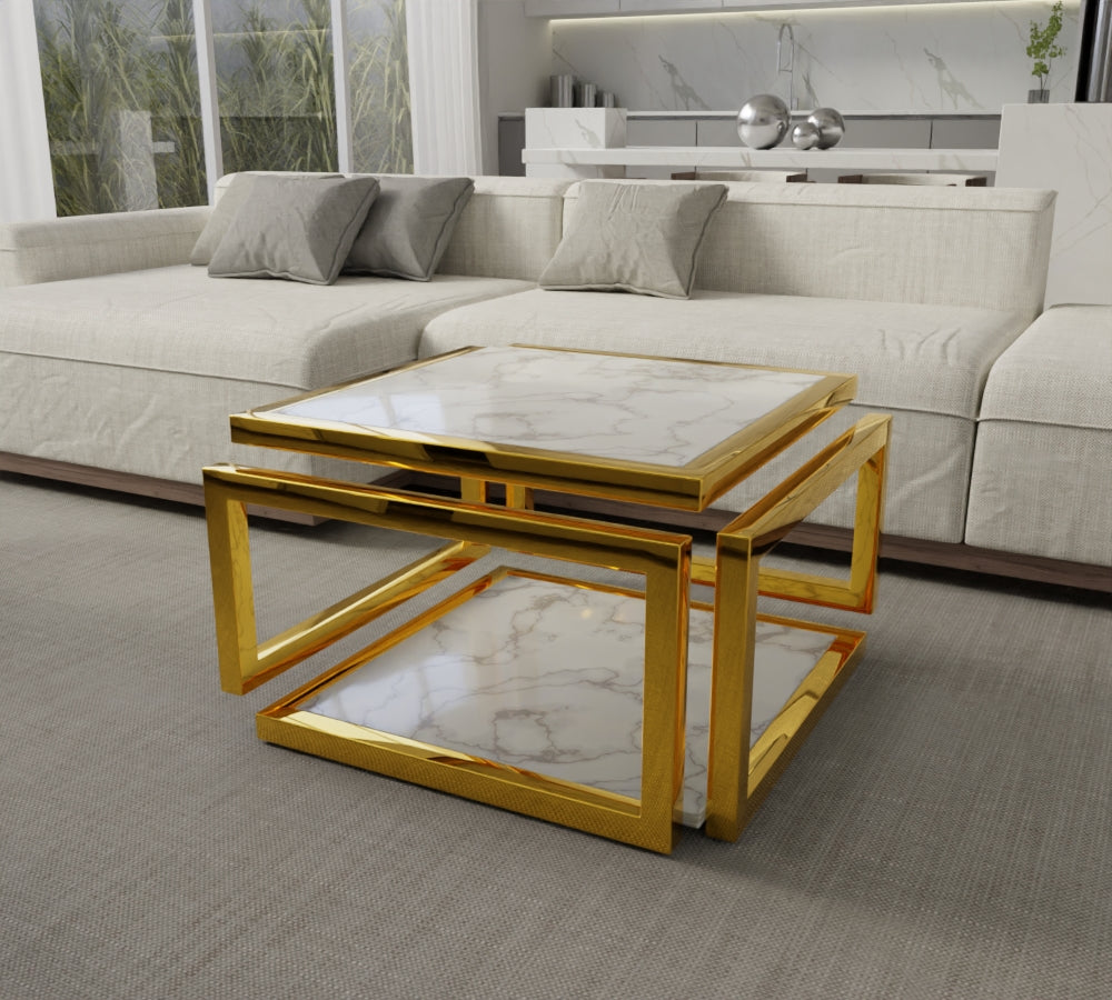 Coffee Table Infinity 75x75 Double