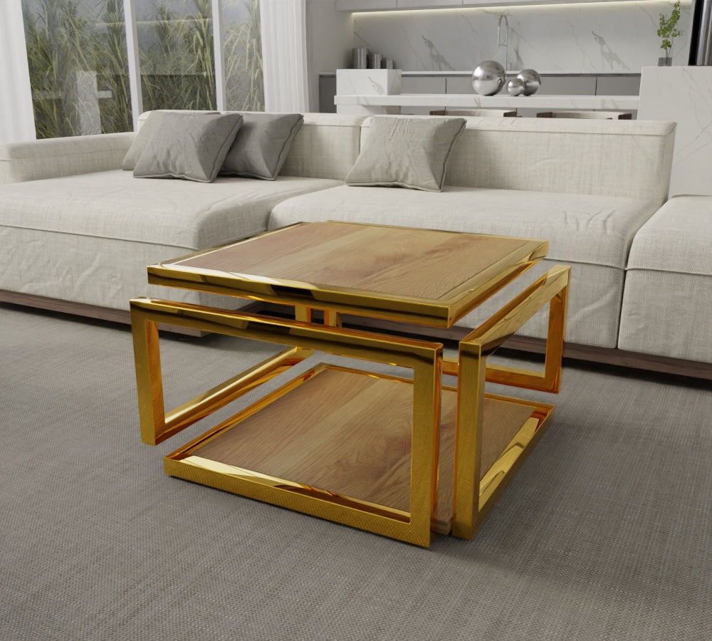 Coffee Table Infinity 75x75 Double