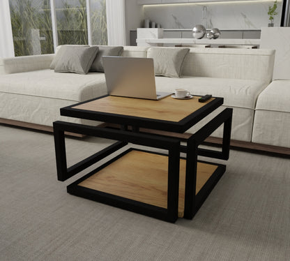 Coffee Table Infinity 75x75 Double