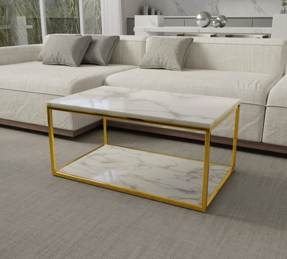 Coffee Table 90x55 Double Slim